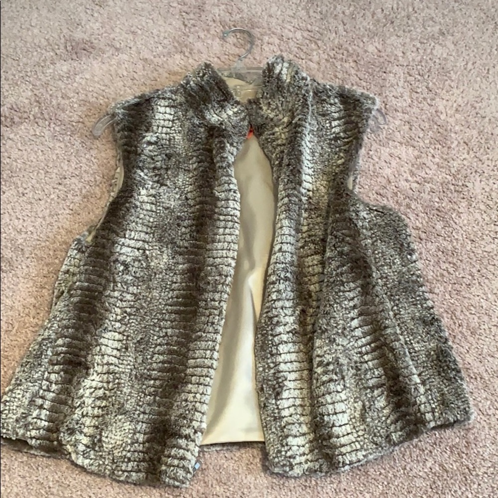 Fake fur vest from lord and Taylor